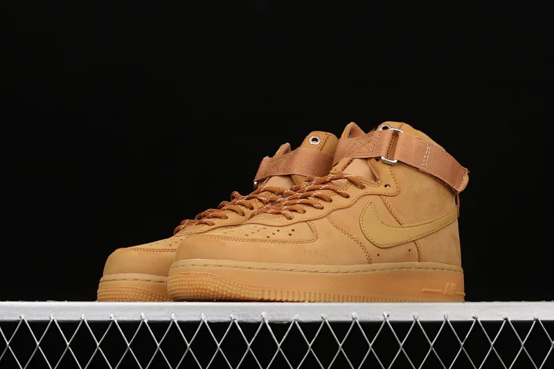 All categories Nk Air Force 1 Air Force series Nk Air Force 1 High J version Nk Air Force 1 High '07 2019 new version of wheat color Air Force One high-top sneakers CJ9178-200